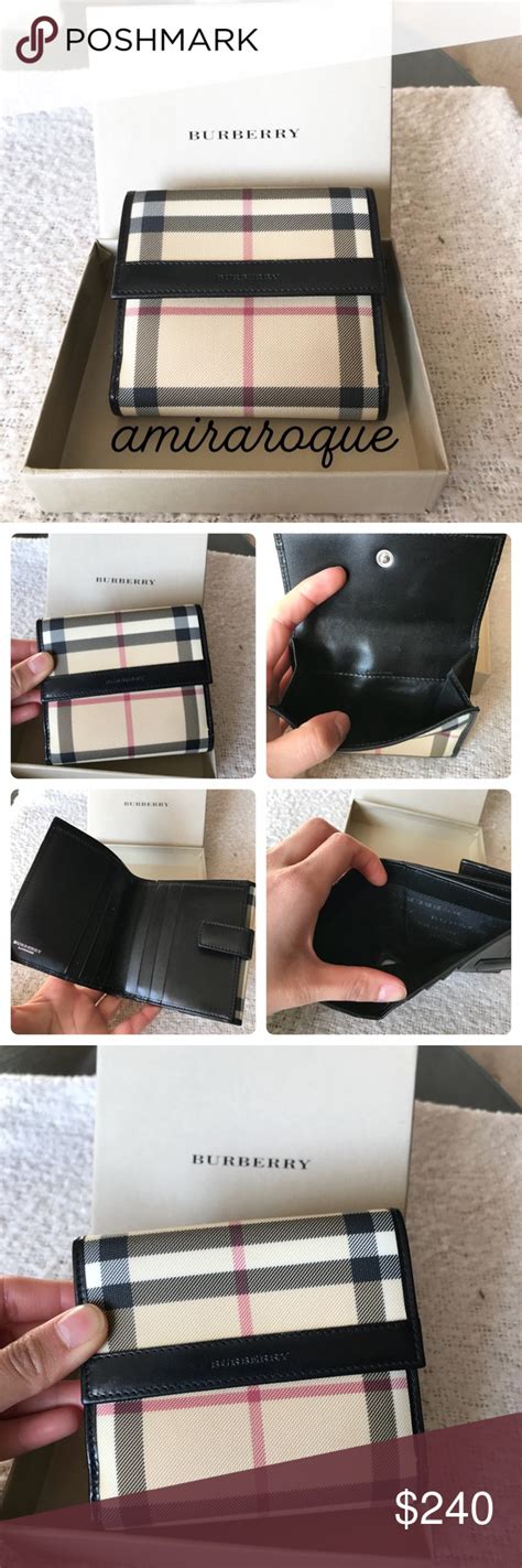 burberry small wallets|authentic burberry wallet.